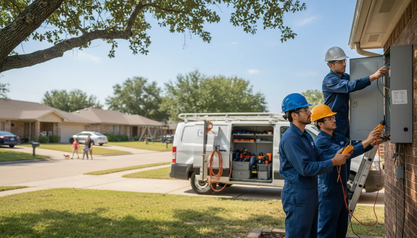 Certified electrician providing emergency electrical services in New Laguna, NM